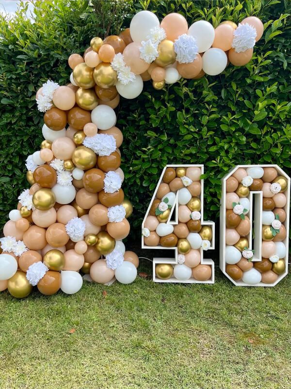 Arche de ballons anniversaire Le Beausset
